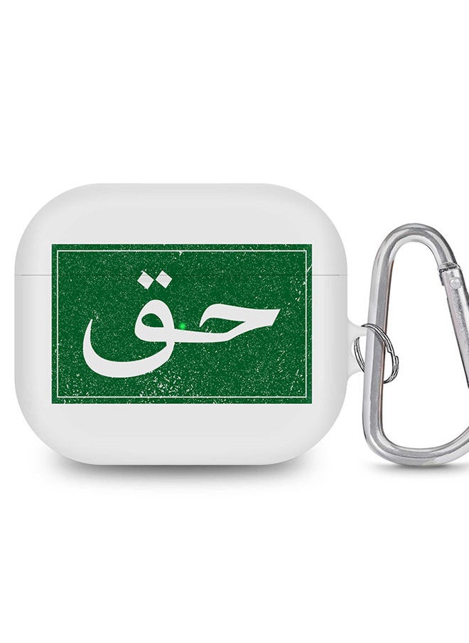 Stylizedd - StylePods Case for Airpods 3rd Gen Case With Anti-Lost Keychain - Haq - Image 1