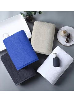 MAXQON Pack Of 2 - Hand Towel - 100% Cotton 600 GSM Medium Size (45x75cm) Highly Absorbent And Super Durable, Color White  - Image 3