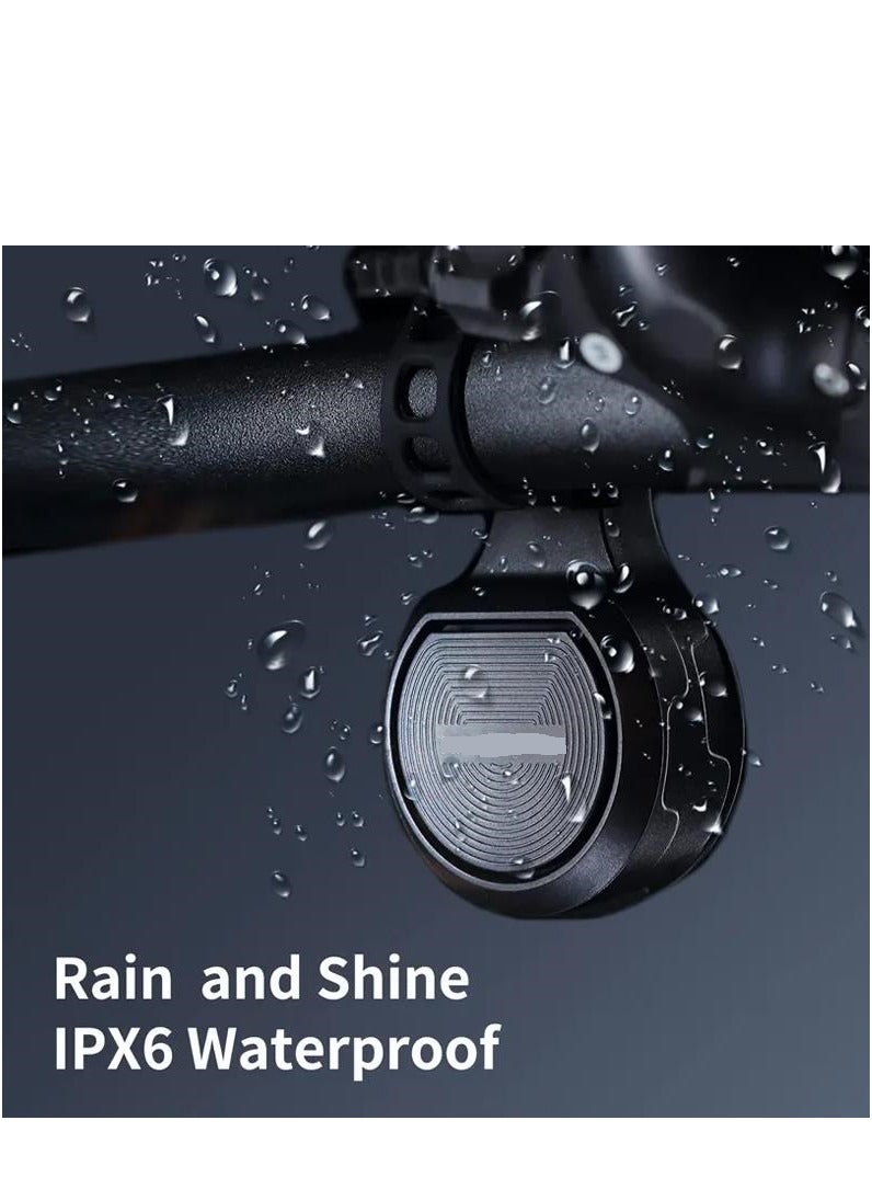 Y&D Super Electric Bike Horn, Adjustable 80-130dB Bicycle Bell, USB Rechargeable IPX6 Waterproof Easy Install Loud Alarm Ring for Mountain Road Scooters, Adults Kids Use - Image 5
