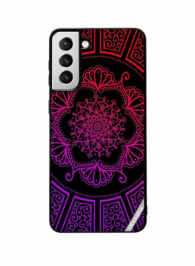 VR CREATIVE Protective Case Cover For Samsung Galaxy S22 Plus 5G Mandala Design Multicolour - Image 1