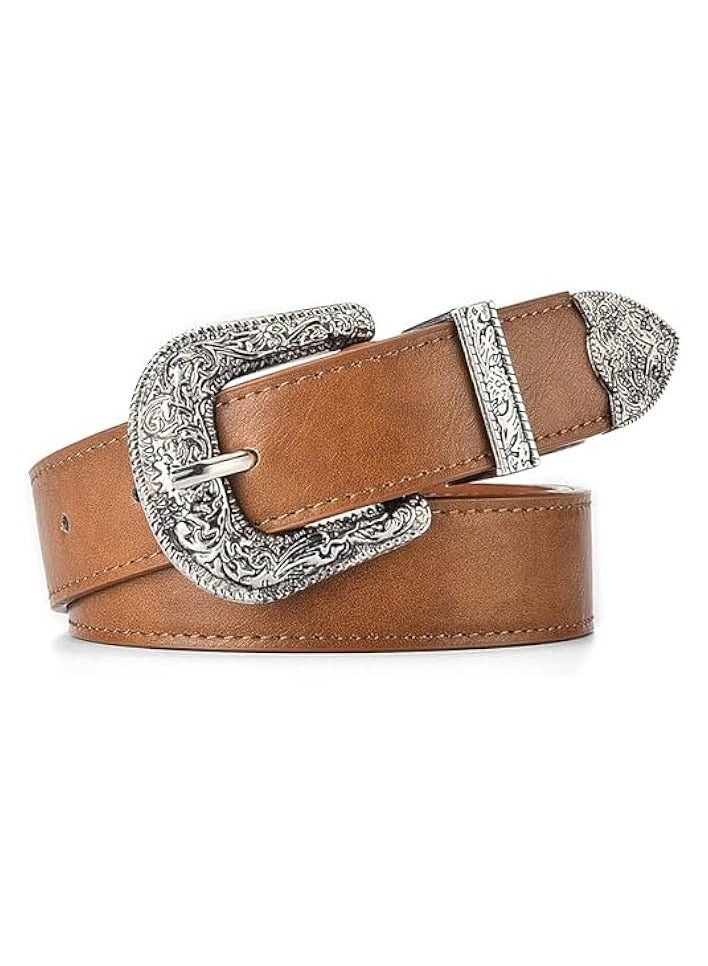 بروماس الحزام الغربي للنساء والرجال رعاة البقر ورعاة البقر نحت أبازيم أحزمة لسراويل الجينز - Image 1