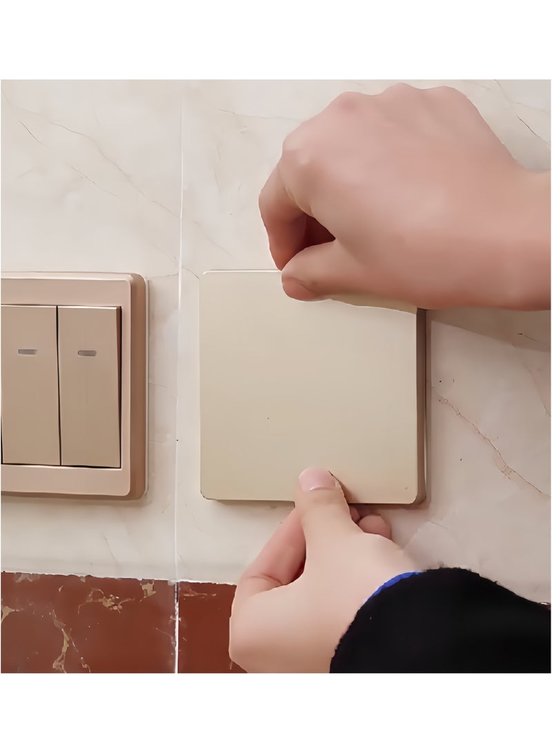 تكييف الهواء الديكور تغطية فتحة ، تلفزيون الجدار ثقب الغطاء ، ثقب الجدار قناع ، ثقب الجدار الغطاء الذهبي  - Image 3