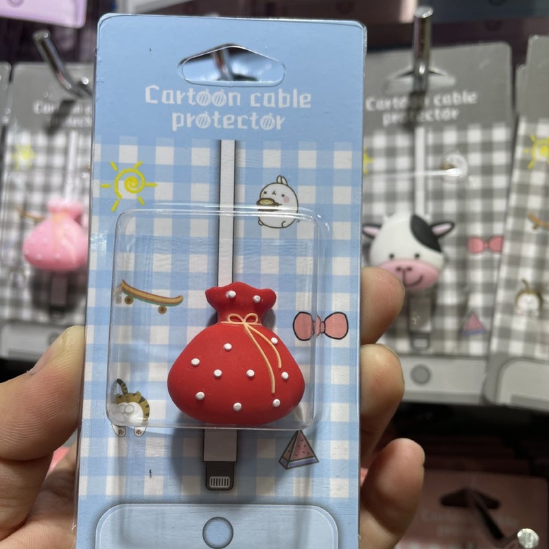 2021 New Cartoon Take A Bite Data Cable Protective Cover Suitable For Apple Data Cable Gift Cooperation - Image 3