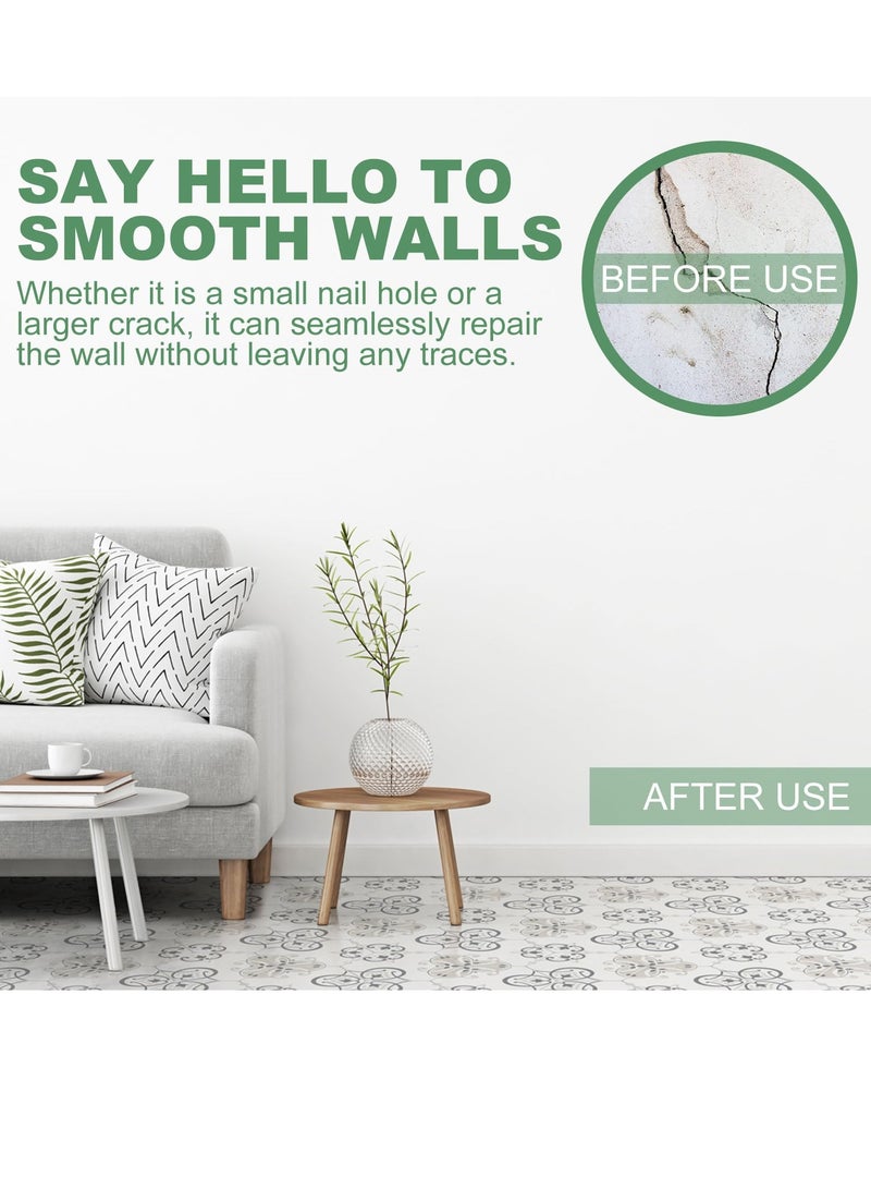 Excefore Drywall Repair Kit, Spackle Wall Repair Patch Kit with Scraper, Safe Wall Repairing Ointment, 2Pack Wall Mending Agent Large Hole Drywall Patch, for Wall Wood Plaster Surface, Easy to Fill - Image 4