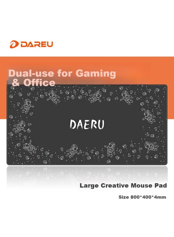 Daryo Daler You Gaming Mouse Pad, Fps Smooth Thickened Precision Edge-locked, Computer Keyboard Office Extra Large Desk Mat, Astronaut 800*400*4mm - Image 1