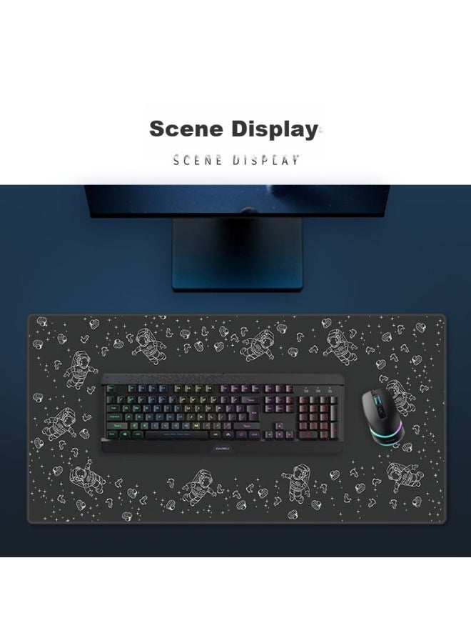 Daryo Daler You Gaming Mouse Pad, Fps Smooth Thickened Precision Edge-locked, Computer Keyboard Office Extra Large Desk Mat, Astronaut 800*400*4mm - Image 5