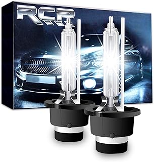 RCP RCP - D4S6 - (A Pair) D4S/ D4R 6000K Xenon HID Replacement Bulb Diamond White Metal Stents Base 12V Car Headlight Lamps  - Image 1