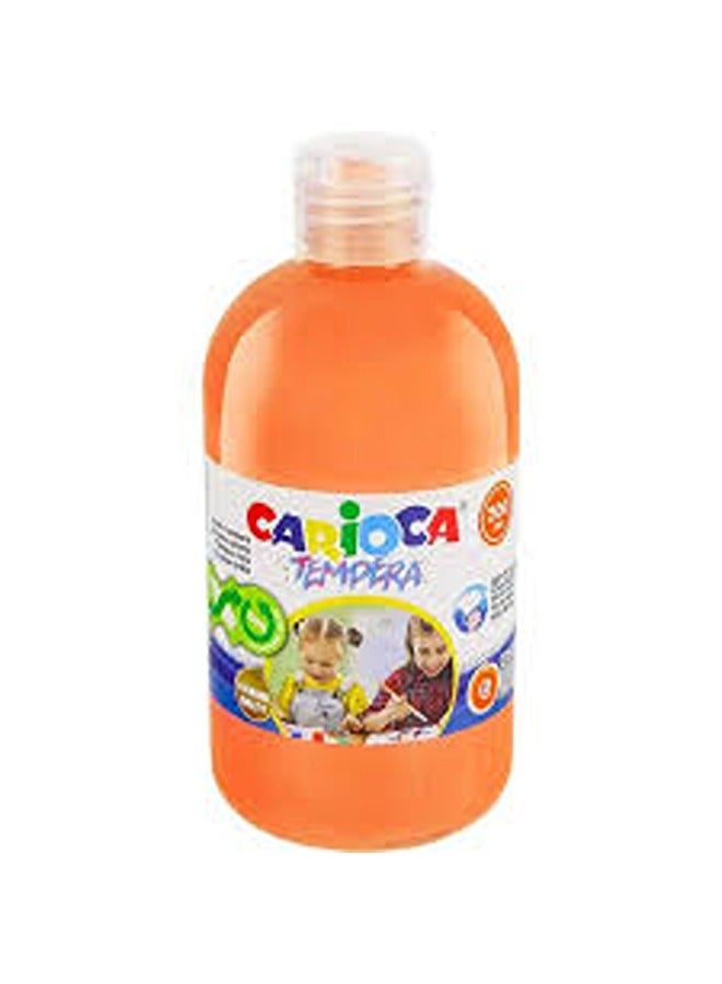 carioca Tempera Bottle Pastel Color Orange
