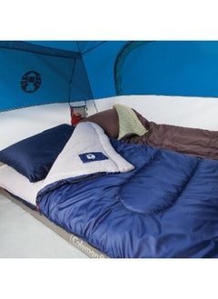 Coleman Brazos 30°F Rectangular Sleeping Bag Blue 75 x 33inch 2000034867  - Image 3