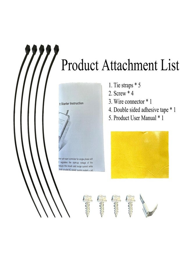 أكا مجموعة بدء التشغيل الناعمة من ACA متوافقة مع عربات التخييم RV ويمكنها استخدام مولد صغير لبدء تشغيل ضاغط تكييف الهواء لضمان التشغيل السلس - Image 4