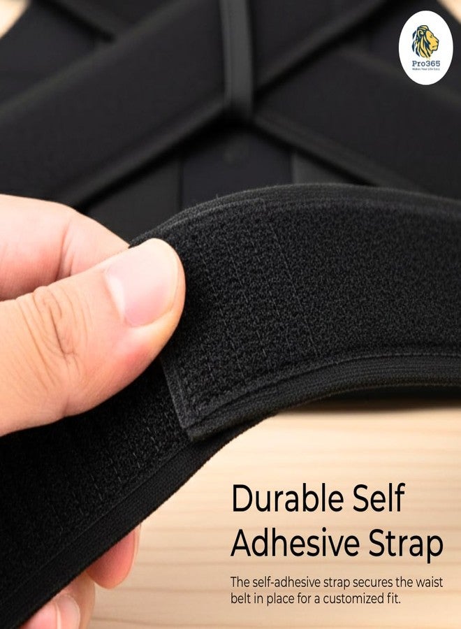 PRO365 Adjustable Posture Corrector Belt for Men & Women | Breathable Back & Shoulder Support Brace for Pain Relief and Spinal Alignment - Image 3