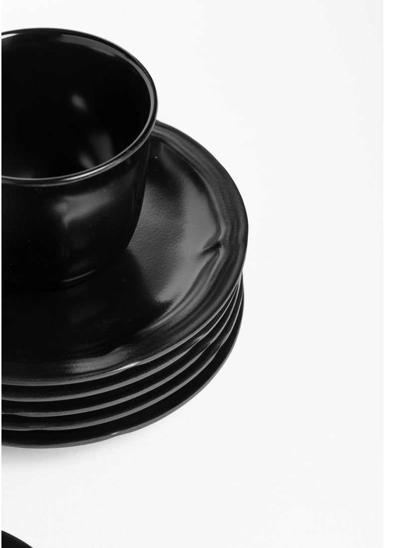 Tea Cup and Saucer Set of 6 160ml Healthy Melamine Unbreakable Dishwasher Safe | Elegant Tea Cup Set with Modern Design Suitable for All Occasions  - Image 3