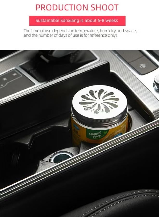 SAMEILI [3-pack]Air Freshener -Vanilia Scent - Odor Eliminator - Gel Scent Freshener - Room Closets Bathrooms Car - 220g - Image 4