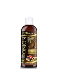 AYUREVER Onion Black Seed Hair Oil With Comb Applicator For Hair Growth And Hair Fall Control - With Black Seed Oil Extracts (100 Ml)  - Image 1