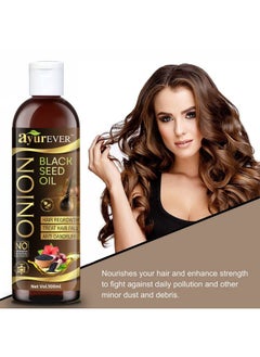 AYUREVER Onion Black Seed Hair Oil With Comb Applicator For Hair Growth And Hair Fall Control - With Black Seed Oil Extracts (100 Ml)  - Image 4