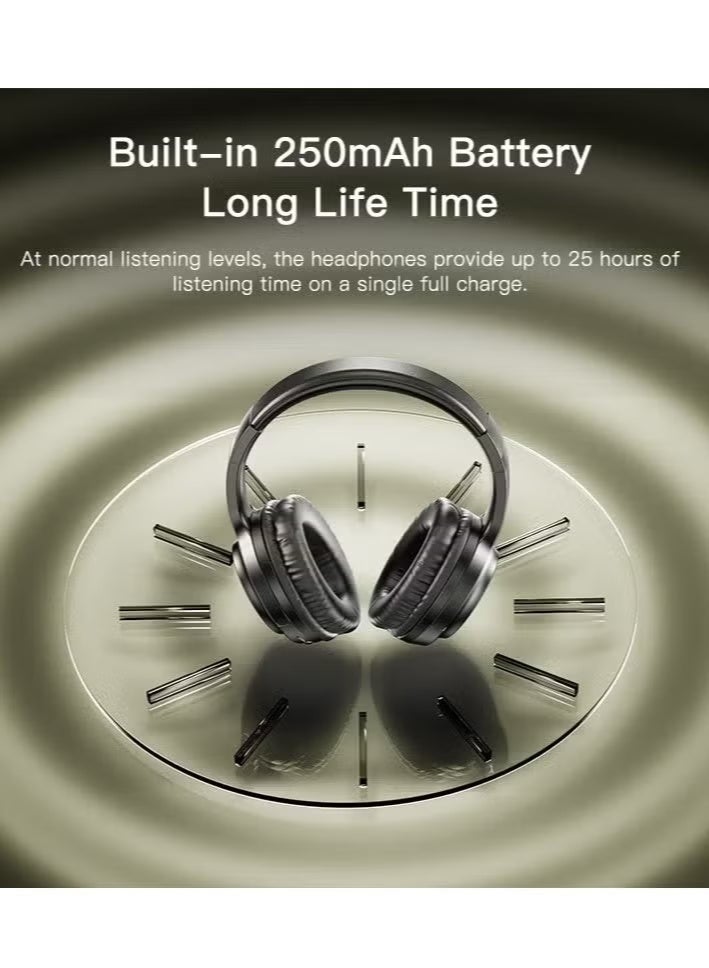 Yesido EP04 Wireless On-Ear Headphones, Foldable Design, Pure Bass, HD Hi-Fi Stereo Sound, Bluetooth Headset, Built-In Microphone, Comfortable Cushioned Ear Cups, Adjustable Headband, Lightweight Portable Wireless Headphones for Music, Calls, Gaming, Travel & Daily Use - Image 5