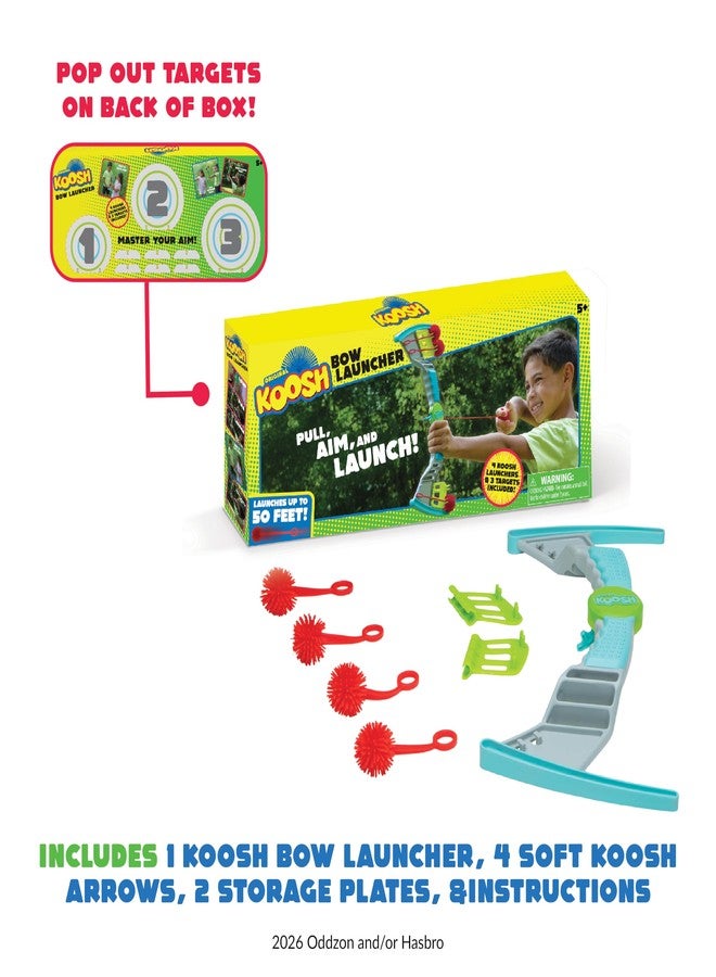 Koosh Bow Launcher - Kids Outdoor Toys - Beach Toys - Games for Adults and Family - Outdoor Sport - Target Game - Ages 5+ - Image 4