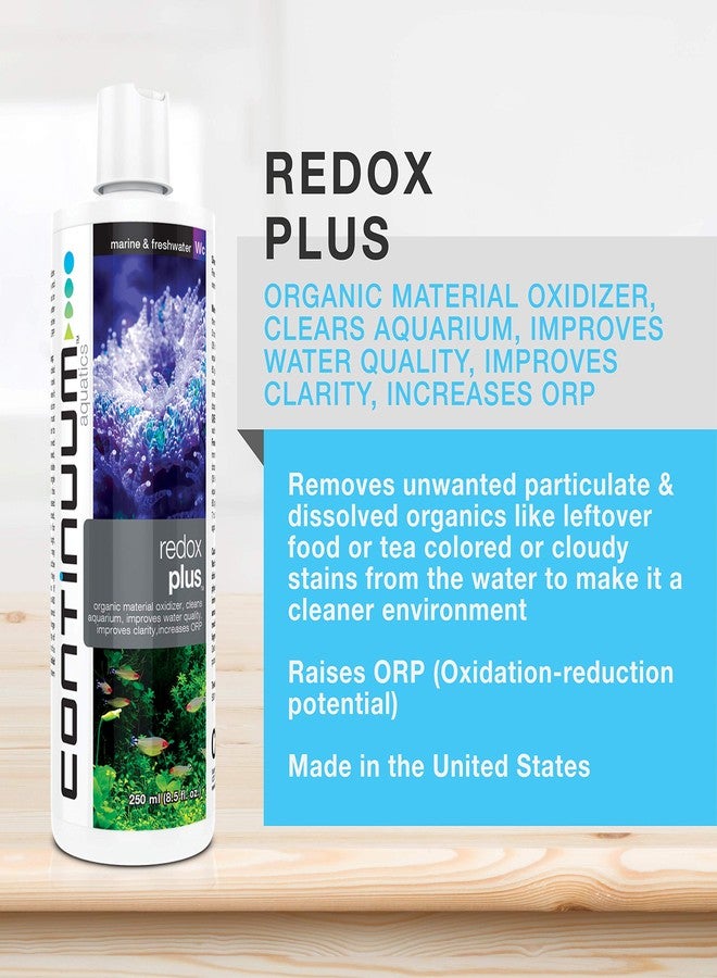 كونتينوم أكواتيكس Continuum Aquatics Redox Plus - يحسن جودة المياه ونقائها في أحواض السمك، ويزيد من جهد الأكسدة والاختزال في أحواض المياه المالحة والعذبة (2 لتر) - Image 2