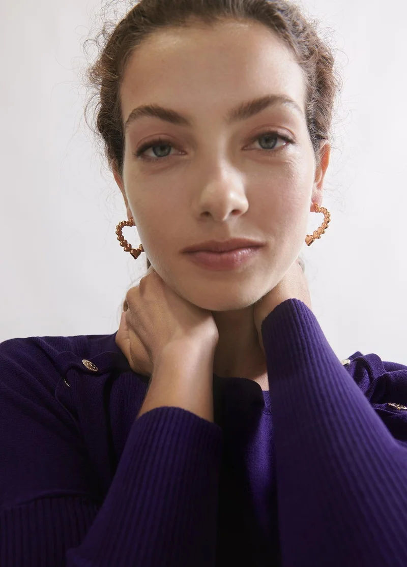 Lola Casademunt Heart Earrings