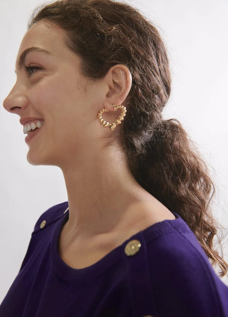 Lola Casademunt Heart Earrings