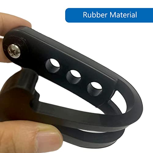 FCOUIID Marine Boat Telescoping Ladder Strap with 4 Adjustable Mounting Holes, Secure Retaining Rubber Latch Band for Yacht Sport Jet Swim Boarding (L) - Image 3