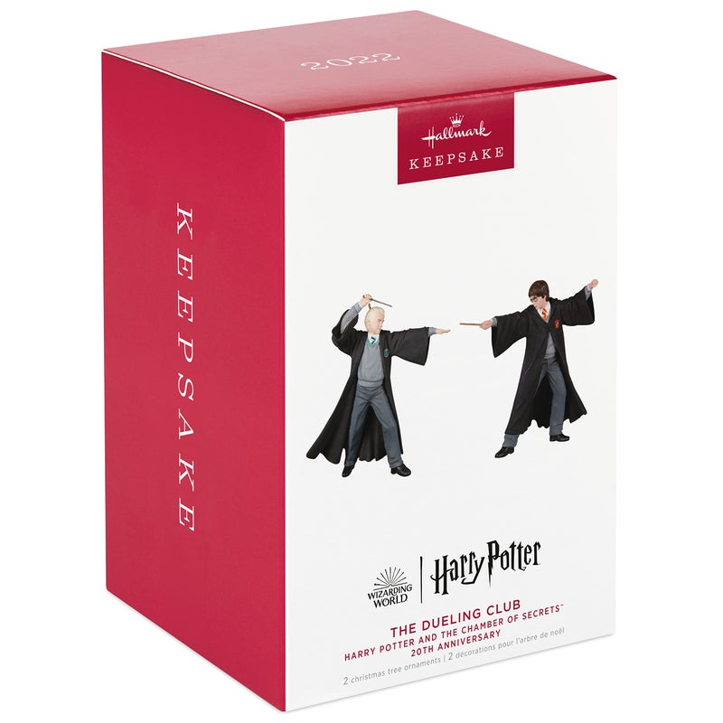Hallmark Keepsake Hallmark Themkake Plastic Christmas Ornament 2022 Harry Potter و The Ramber of Secrets 20th Anniversary the Dueling Club of 2 - Image 3