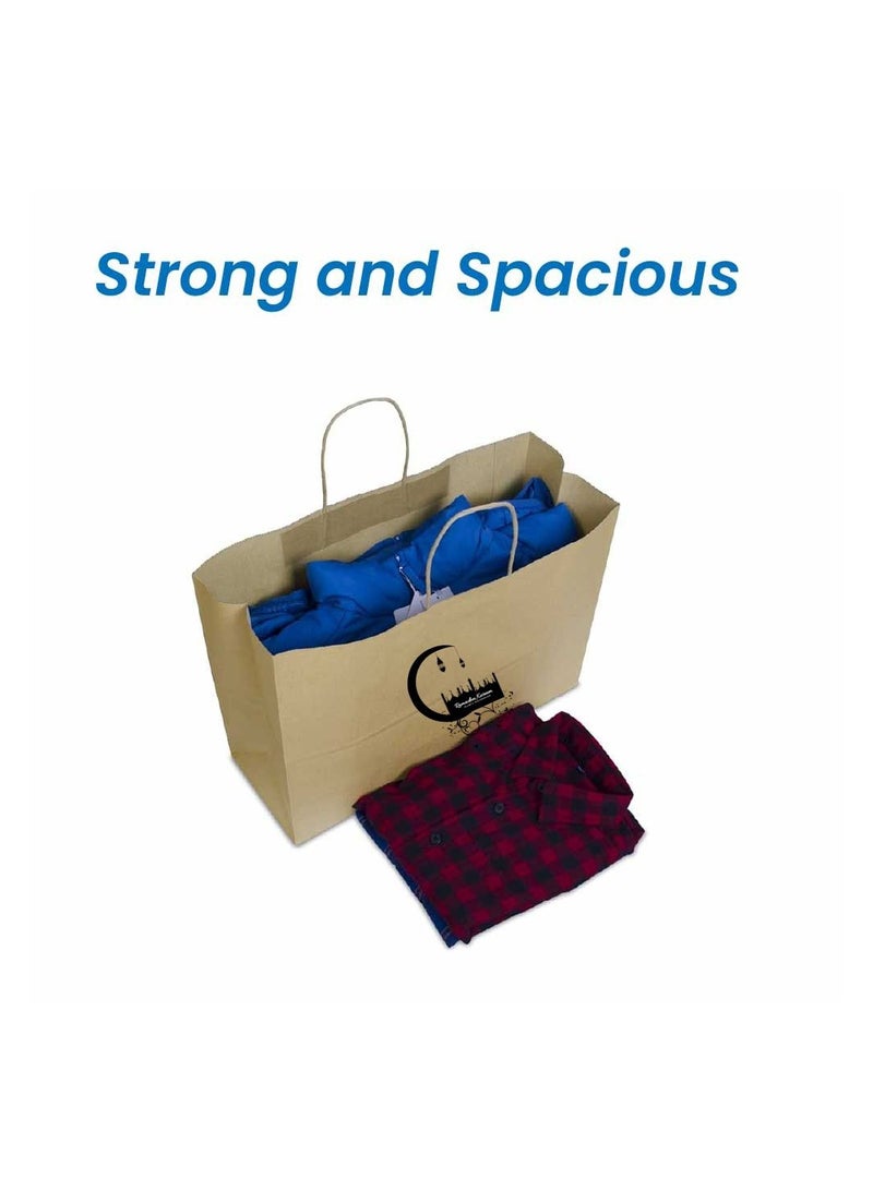 PRINTSHOP4ME Kraft Brown Paper Bags Pack Of 25-Printed Ramadan Design-Durable,Reusable,Biodegradable Bags For Gifting Or Crafting - Image 5