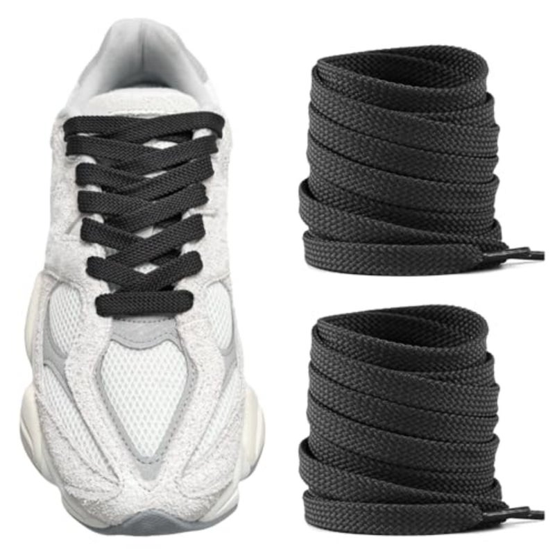 أربطة حذاء مسطحة من NOON لأحذية New Balance 9060/574/997/998/990/1500، أربطة بديلة رياضية كلاسيكية مقاس 5/16 بوصة 8 مم 444 - Image 1