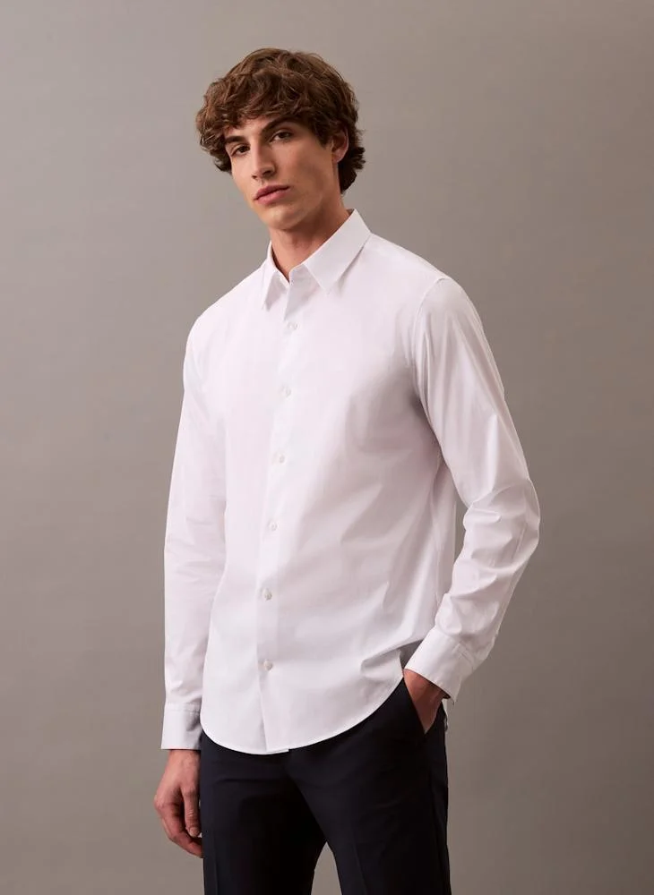 CALVIN KLEIN Stretch Cotton Classic Shirt