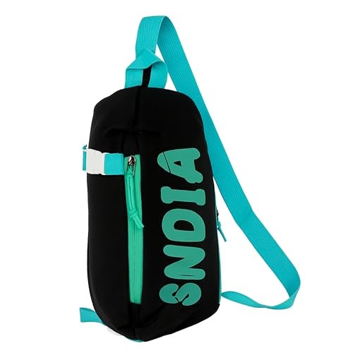 SNDIA Sling Bag for Men Stylish Crossbody Backpack for Men & Women, Messenger Bags, Casual Shoulder Bag, Chest Bag (Black, 31x15x18cm) - Image 1