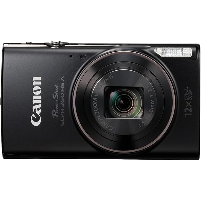 Canon PowerShot ELPH 360 HS A Black - Image 1