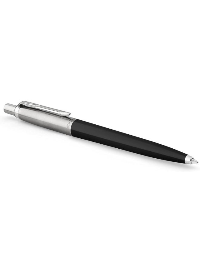 Parker Jotter Originals Ballpoint Pen, Classic Black Finish, Medium Point, Blue Ink, 1 Count - Image 1