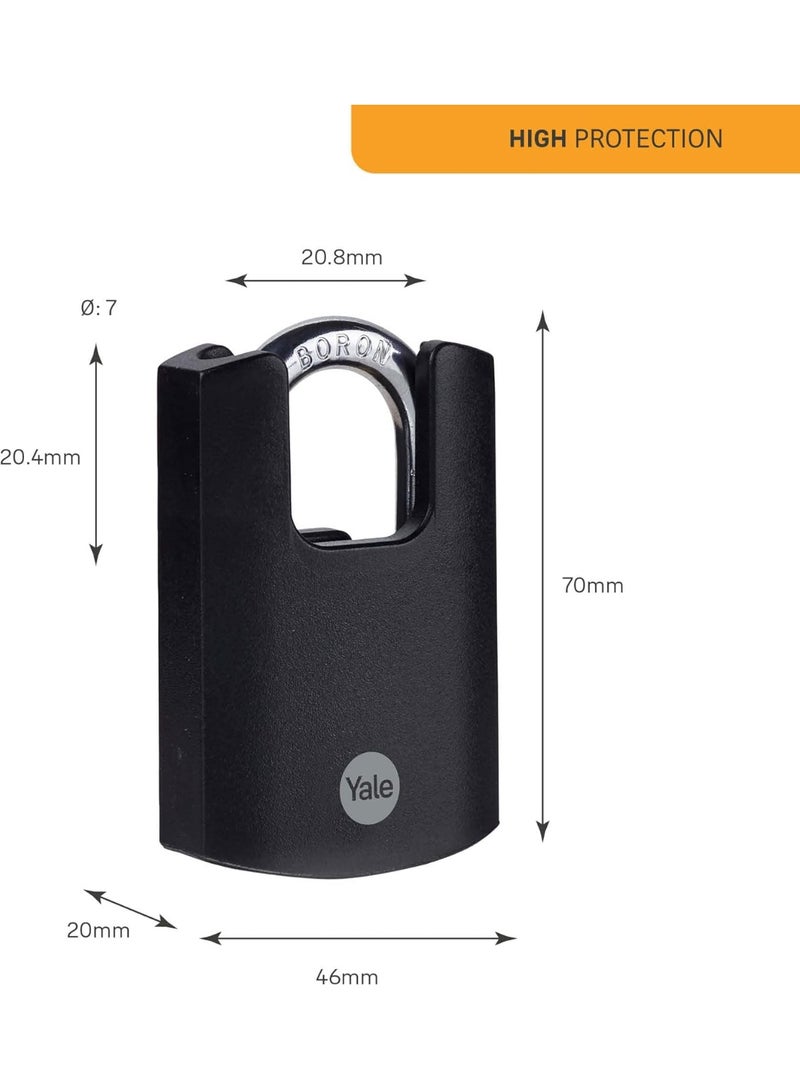 Yale Y121B/40/125/1 High Security 40mm Brass Padlock - Image 2
