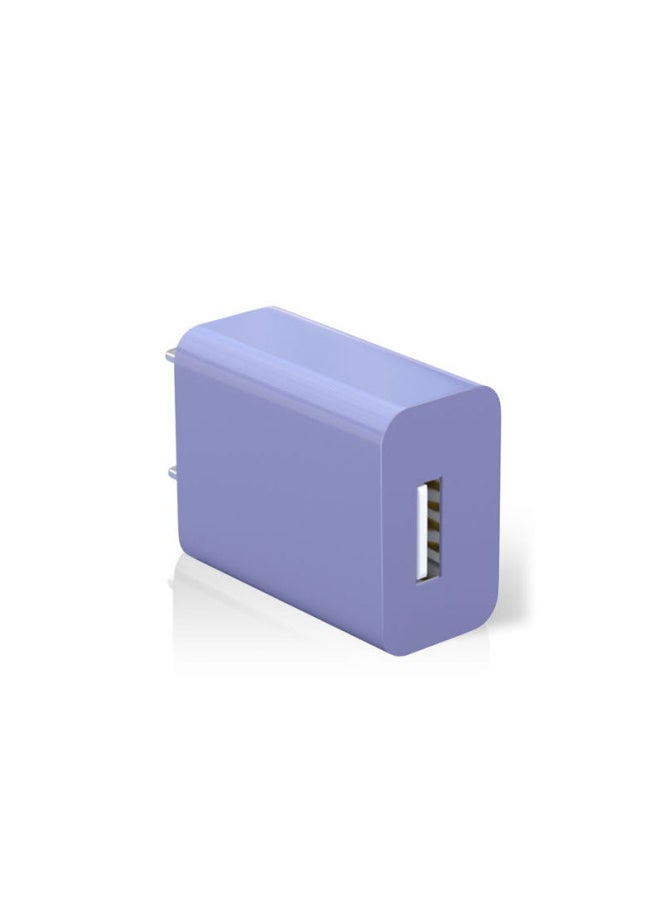 Color USB Mobile Phone Charger 5v 2A Charging Head 3C Certification Fast Charging Head Mobile Phone Universal Dual Single Port Plug-Color:Single-Port [rose Gold] 3C Certification
