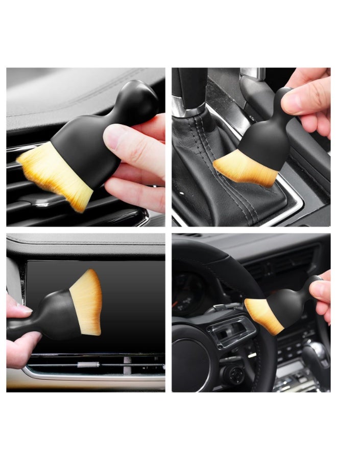 NXT Car Interior Cleaning Brush Car Duster Interior with Ultra Soft Bristles Auto Detailing Brushes Dusting Accessories for Dashboard, AC Vents, Leather, Scratch-Free (1Pack) - Image 3