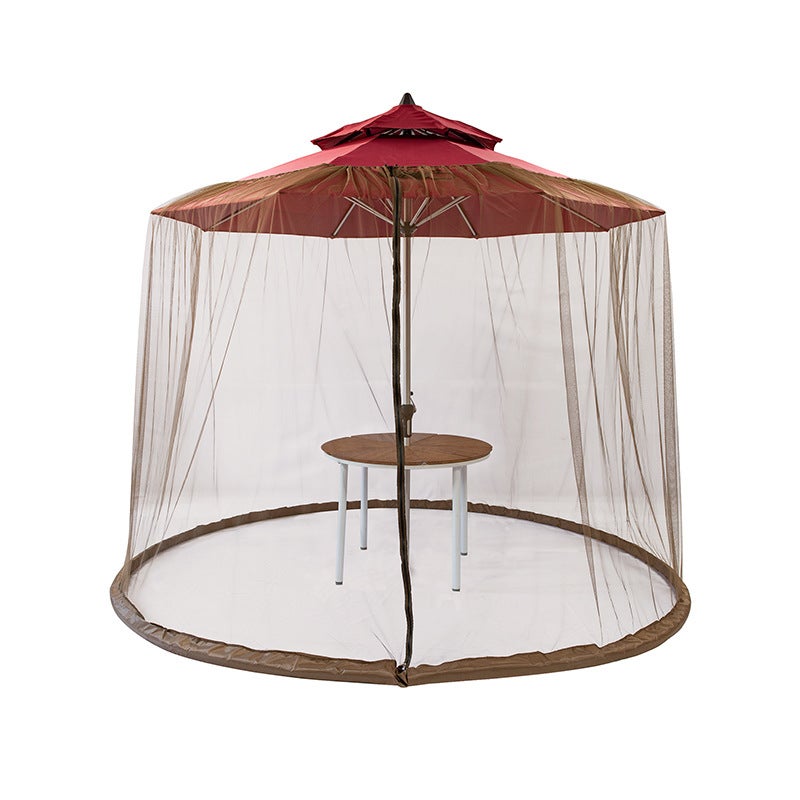 Outdoor Courtyard Open-Air Dome Parasol Mosquito Nets Umbrella Nets Mesh Nets Bed Curtain Anti-Mosquito Insect Curtain Roman Umbrella - Image 1