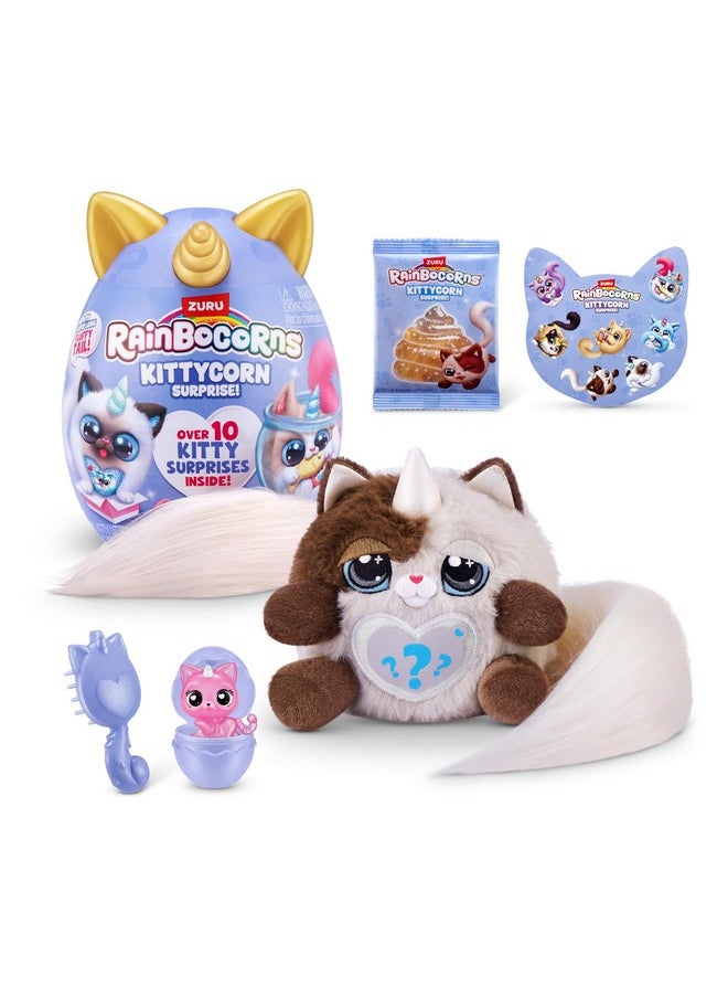 Rainbocorns Kittycorn Surprise Series 3 (Himalayan) By Zuru, Plush Toy, Collectible Plush Stuffed Animal, Slime, Surprise Eggs For Girls  - Image 1