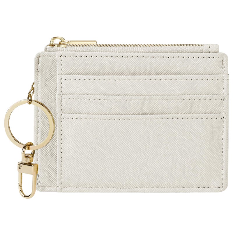 Sodsay Card Case Slim Front Pocket Wallet for Women Credit Card Holder with Keychain - Image 1