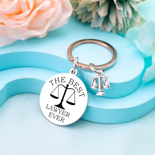 Davrock Lawyer Gifts for Women Men Paralegal Gifts Lawyer Keychain Law School Student Jewelry Lawyers Pendant Key Chains Appreciation Present for Attorney Christmas Gift for Women - Image 2