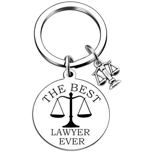 Davrock Lawyer Gifts for Women Men Paralegal Gifts Lawyer Keychain Law School Student Jewelry Lawyers Pendant Key Chains Appreciation Present for Attorney Christmas Gift for Women - Image 1