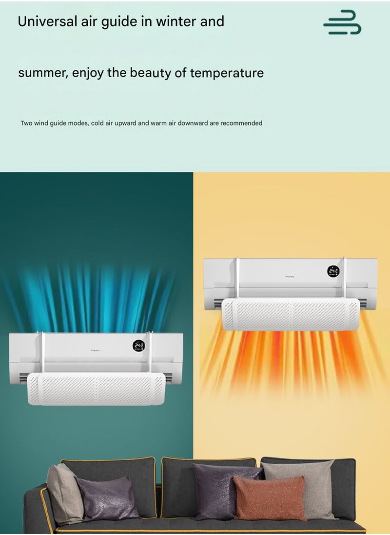 MHD - Air Conditioner Wind Deflector Anti-Direct Blowing Baffle Wall-Mounted Universal - Image 1