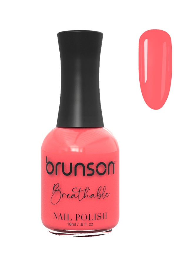 Breathable Nail Polish Halal nail polish Wudu friendly Quick-Dry Vegan long lasting but easy peel off   18ml BH065