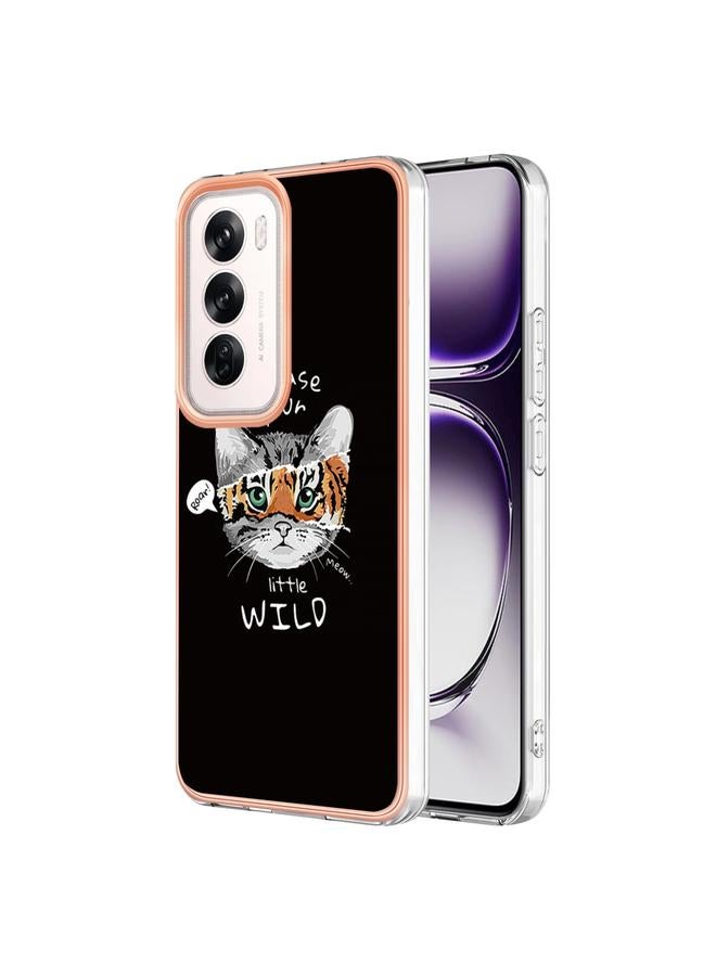 اس-توب جراب لهاتف OPPO Reno12 Global، جراب هاتف IMD مزدوج الجوانب مطلي بالرخام الكهربائي - Image 1