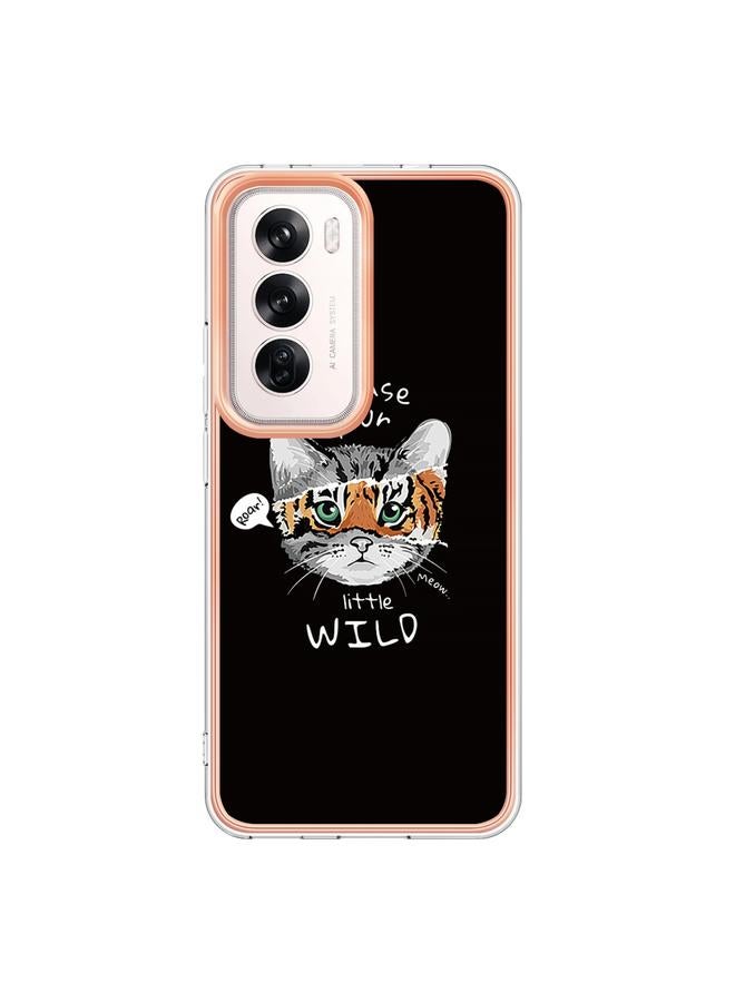 اس-توب جراب لهاتف OPPO Reno12 Global، جراب هاتف IMD مزدوج الجوانب مطلي بالرخام الكهربائي - Image 3