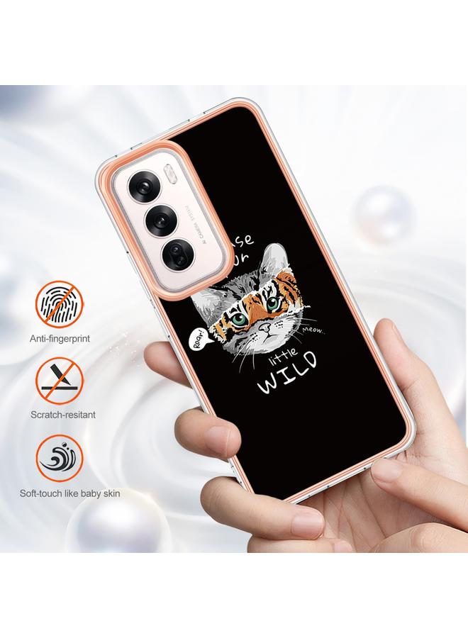 اس-توب جراب لهاتف OPPO Reno12 Global، جراب هاتف IMD مزدوج الجوانب مطلي بالرخام الكهربائي - Image 2