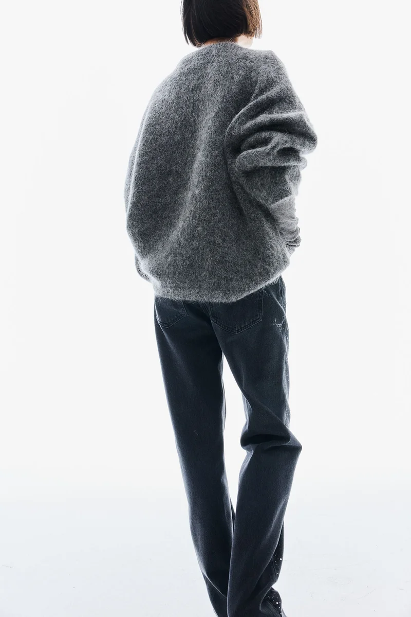 اتش اند ام Oversized Mohair-Blend Jumper