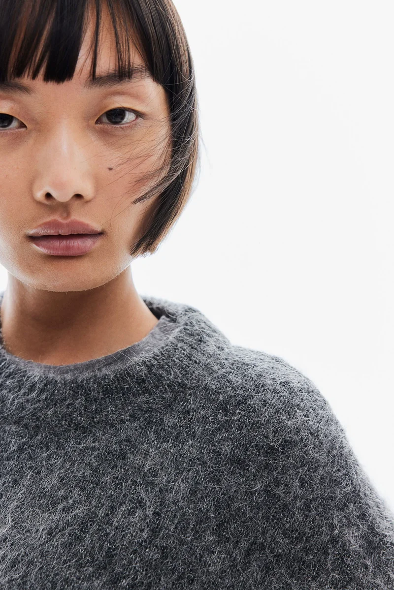 اتش اند ام Oversized Mohair-Blend Jumper