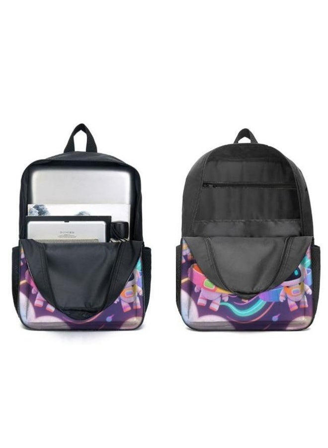Bright Li Fire Fashion is unlimited! Cartoon bag three-piece set, suitable for a variety of scenes for students and teenagers (available for students, children, friends on outings, mountain climbing, school, etc.) - 45 - Image 4