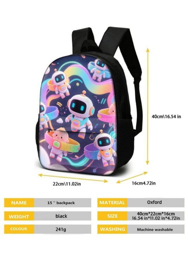 Bright Li Fire Fashion is unlimited! Cartoon bag three-piece set, suitable for a variety of scenes for students and teenagers (available for students, children, friends on outings, mountain climbing, school, etc.) - 45 - Image 5