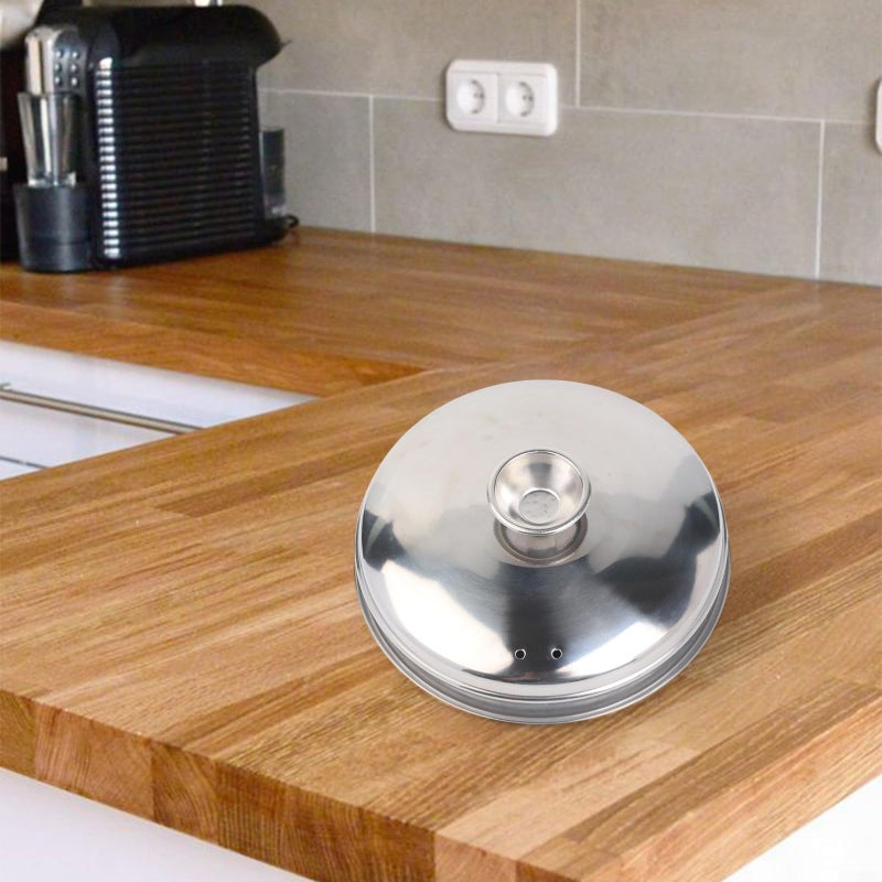 304 Stainless Steel Steamer With 16cm Pot Cover For Vegetables Seafood Eggs Healthy Cooking - Image 3